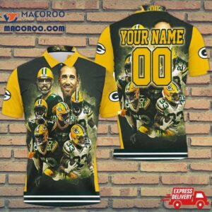 Green Bay Packers Nfc Noth Champions Legend Players Personalized Polo Shirt