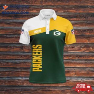 Green Bay Packers Women’s Button Up Polo Shirt