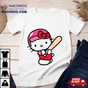 Hello Kitty Baseball Player Tee Shirt