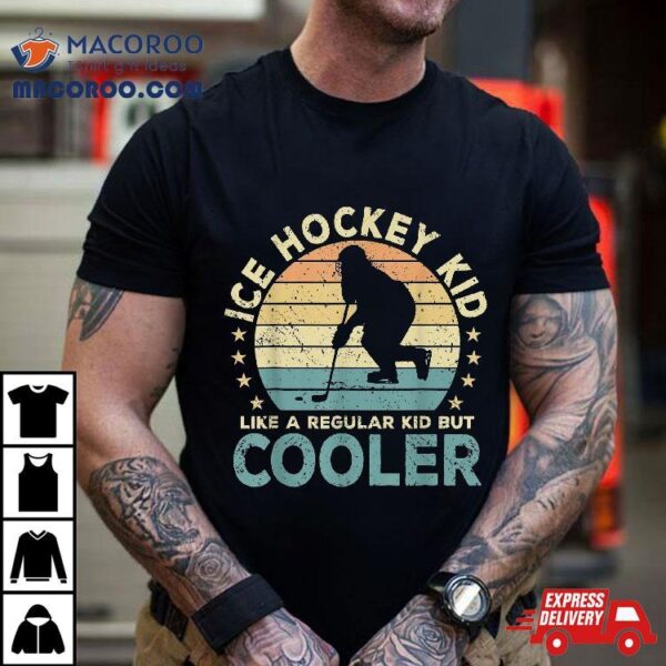 Ice Hockey Kid Player Funny Shirt