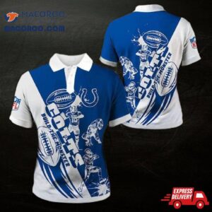 Indianapolis Colts Casual 3D Polo Shirt Gifts For Fans
