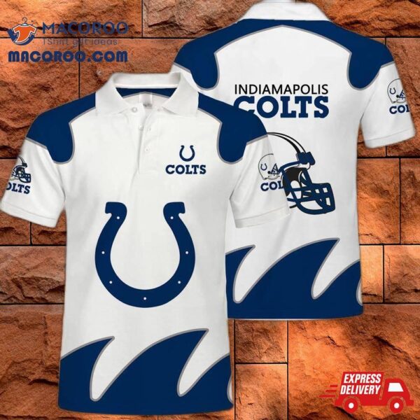 Indianapolis Colts Polo Shirts White Gifts For Fans