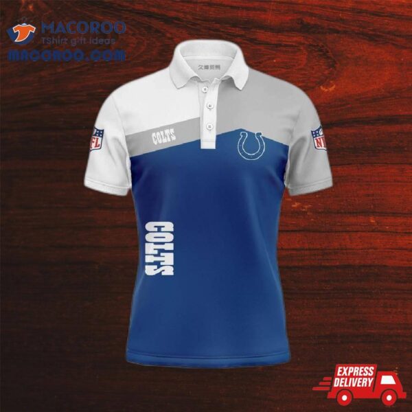 Indianapolis Colts Women’s Button Up Polo Shirt Gifts For Fans