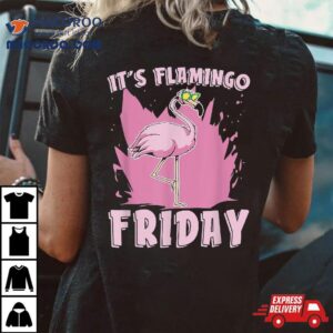 It S Flamingo Friday Lover Bird Watcher Tshirt