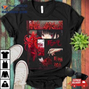 Japanese Spider Lilies Anime Flower In Soft Grunge Aesthetic Tshirt