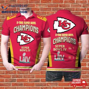 Kansas City Chiefs 2 Times Super Bowl Iv Champions 3D Printed Gift For Fan Polo Shirt