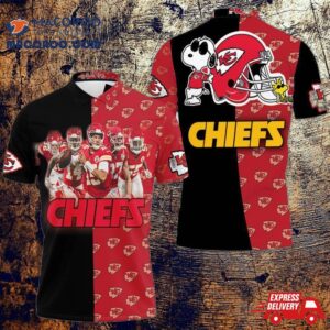 Kansas City Chiefs Afc West Division Champions 2021 Super Bowl Snoopy Fan 3D Polo Shirt