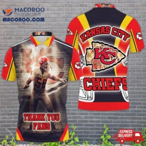 Kansas City Chiefs Derrick Thomas 58 For Fans 3D Polo Shirt