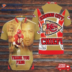 Kansas City Chiefs Johnny Robinson 42 For Fans 3D Polo Shirt