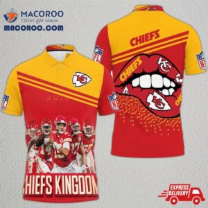 Kansas City Chiefs Kingdom Afc West Division Champions Super Bowl 2021 3D Polo Shirt