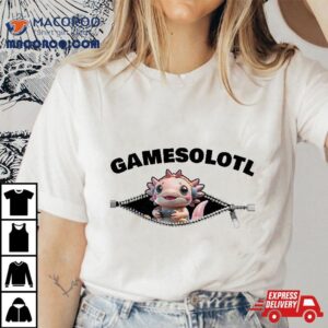 Kawaii Japanese Gamesolotl Boys Anime Manga Otaku Axolotl Tshirt