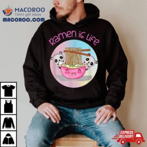 Kawaii Love Ra Life Panda Bowl Gifts For Teen Girls Anime Tshirt