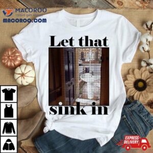 Let That Sink In Meme Shirt