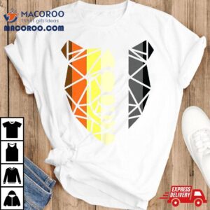 Lgbt Papa Gay Pride Month Geometric Bear Tshirt