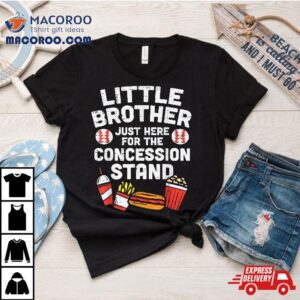 Little Brother Concession Stand Family Matching Kids Boys Shirt