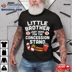 Little Brother Concession Stand Family Matching Kids Boys Shirt