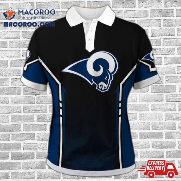 Los Angeles Rams Casual Polo Shirt Gift For Nfl Fans