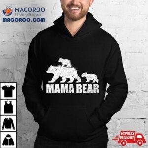 Mama Bear Cubs Twin T Mom Kids Tshirt