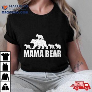 Mama Bear Cubs T Mom Kid Tshirt