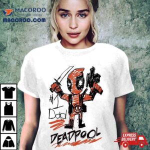 Marvel Deadpool #1 Dad Sketch Father’s Day Shirt