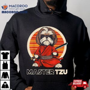 Master Tzu Ninja Shih Samurai Dog Anime Tshirt