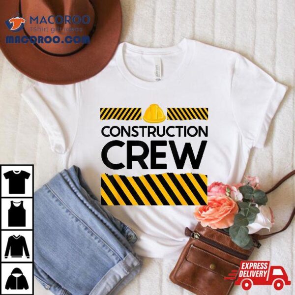 Matching Boys And Dad Construction Excavator Birthday Outfit Shirt