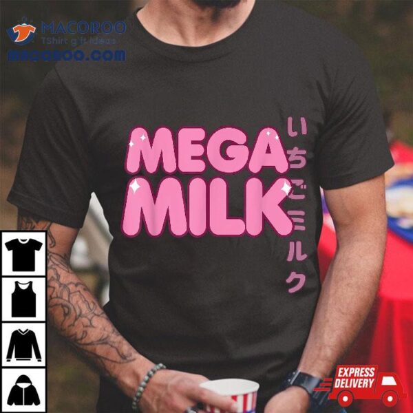 Mega Milk Strawberry Otaku Anime Hentai Fan Girl Shirt