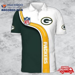 Men’s Green Bay Packers Polo Shirt 3D