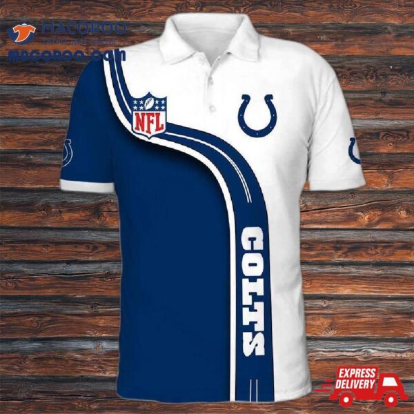 Men’s Indianapolis Colts Polo Shirt 3D Gifts For Fans