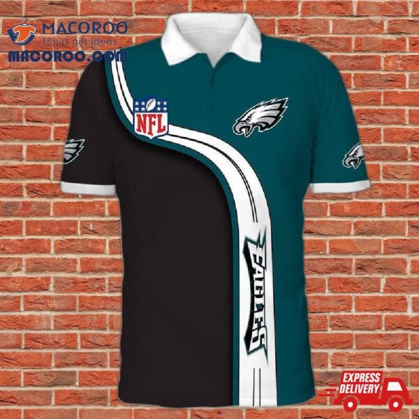 Men’s Philadelphia Eagles Polo Shirt 3D Gift For Fans