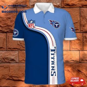 Men’s Tennessee Titans Polo Shirt 3D Gift For Fans