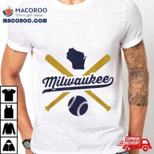 Milwaukee Baseball Vintage Wisconsin Pride Love City Tshirt