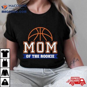 Mom Of Rookie 1st Birthday Basketball Theme Matching Party Shirt
