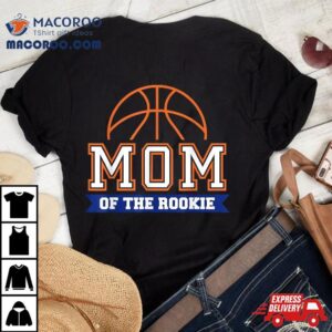 Mom Of Rookie St Birthday Basketball Theme Matching Party Tshirt