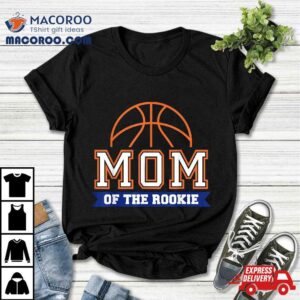 Mom Of Rookie St Birthday Basketball Theme Matching Party Tshirt