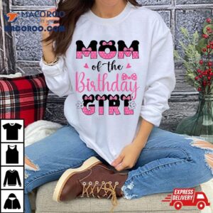 Mom Of The Birthday Girl Mouse Theme Party Shirt