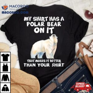 My Has Polar Bear Animal Lover Girl Kids Gift Tshirt