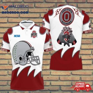 Ncaa Ohio State Buckeyes For Fan Polo 3D Tee Jersey Shirt