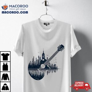 New York City Skyline Guitar For Adults – Unisex Shirt