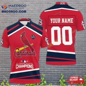 Nl Central Champions St Louis Cardinals 3D Personalized 1 Polo Shirt