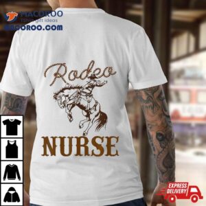 Nurse St First Birthday Cowboy Rn Western Rodeo Party Tshirt