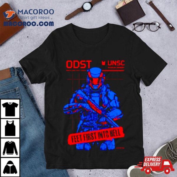 Odst Feet First Into Hell Shirt