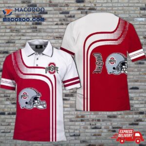 Ohio State Buckeyes 3D Polo Shirt