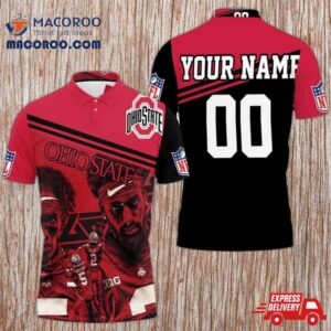 Ohio State Buckeyes Garret Wilson No. 5 Ncaa Champions Personalized Polo