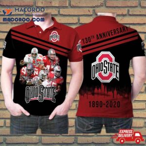 Ohio State Buckeyes Legend Players Signed 130th Anniversary 1890 2020 3D Printed Gift For Fan Polo