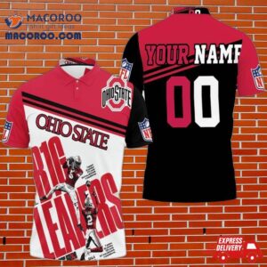 Ohio State Buckeyes Ncaa Garret Wilson Chris Olave Best Players B1g Leaders Personalized Polo Shirt Hoodie 3D