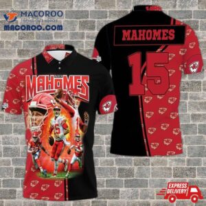 Patrick Manohomes 15 Kansas City Chiefs Super Bowl 2021 Afc West Division Champions 3D Polo Shirt
