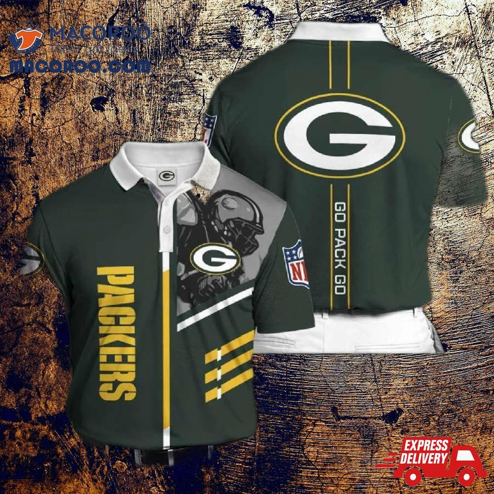 Personalized Green Bay Packers No35 Polo Shirt, 3D All Over Print Personalized Green Bay Packers No35 Polo Shirt, 3D All Over Print