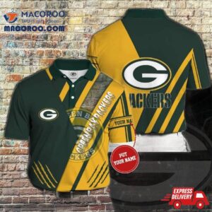 Personalized Green Bay Packers No97 Polo Shirt, 3D All Over Print