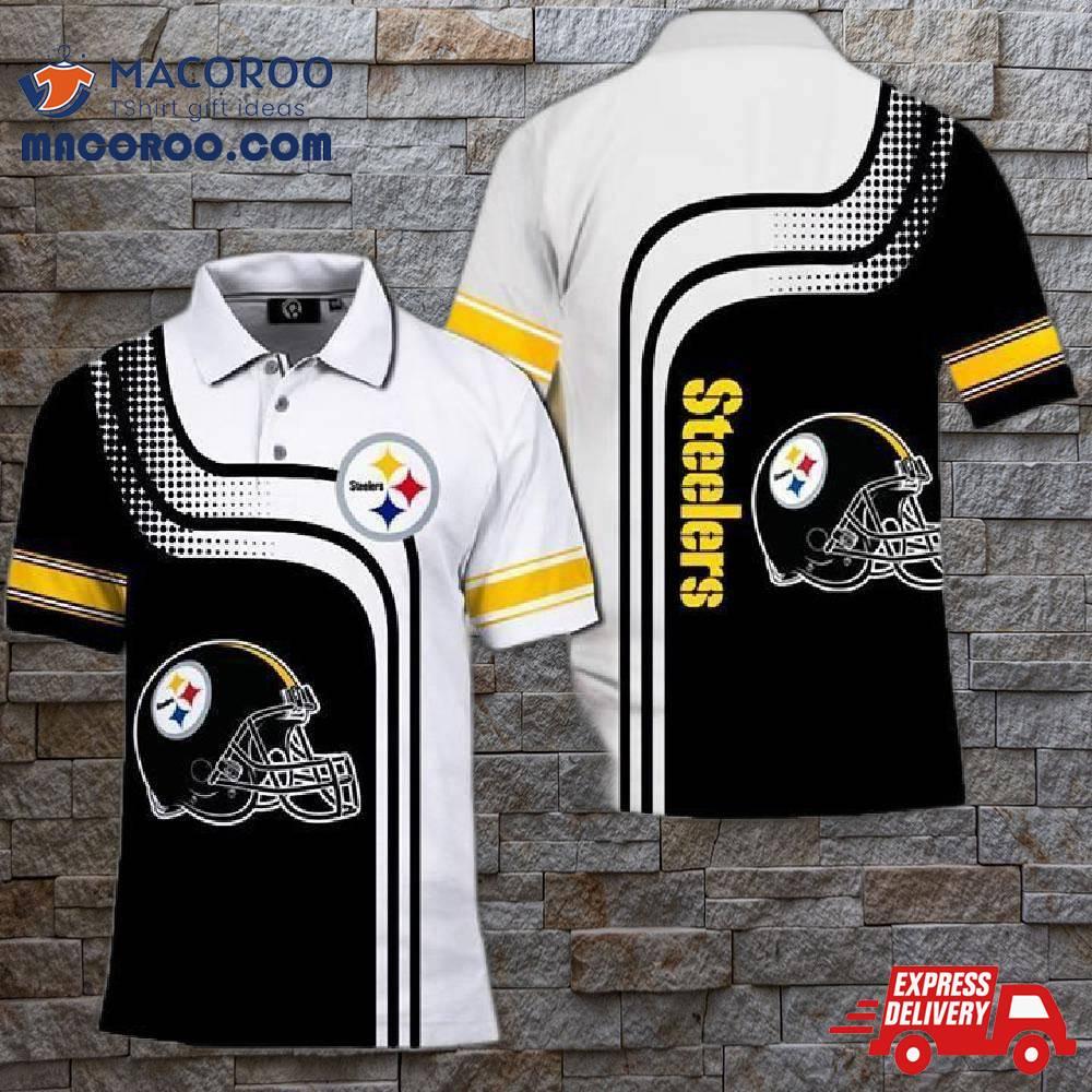 Pittsburgh Steelers 3D Polo Shirt Fan Gift Pittsburgh Steelers 3D Polo Shirt Fan Gift